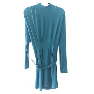 Paul & Joe Green mini dress, long sleeve.